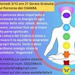 Percorso dei Chakra serata gratuita martedi 3/12 ore 21